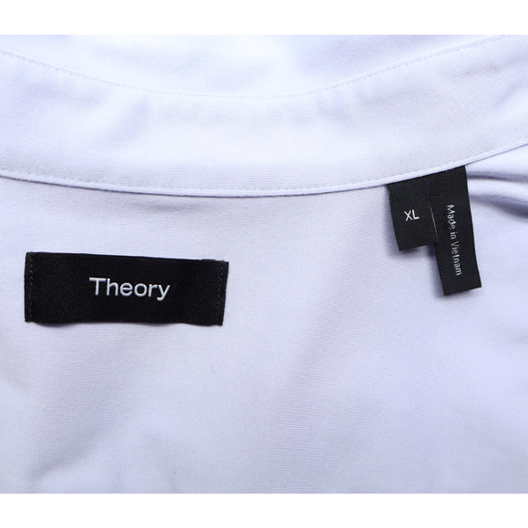 Theory Men's Sylvian Tailored Fit Sport Shirt Olympic Blue Sz XL - Picture 4 of 8